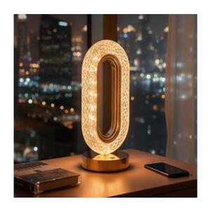 Imagine Lampă de birou LED reîncărcabilă DUBAI, cu dimmer, 2W/5V 400 mAh, aurie