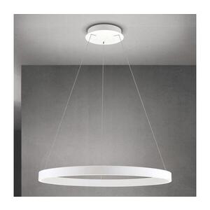 Imagine Orion - Lustră suspendată LED KOLK, dimmabilă, 80W, 230V, temperatură de culoare comutabilă 2700/3000/4000K, Ø 80 cm, alb