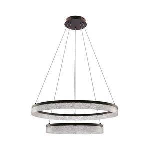 Imagine Lustră LED suspendată pe cablu FROZI, 38W, 230V, Ø 60 cm, negru