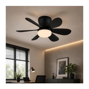 Imagine lator de tavan Globo DELORES 03625S, LED dimabil, 5W/230V, 2700-6500K, negru, cu telecomandă