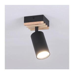 Imagine Spot SELE WOOD ACOUSTIC 1xGU10/30W/230V negru/lemn - BRILAGI