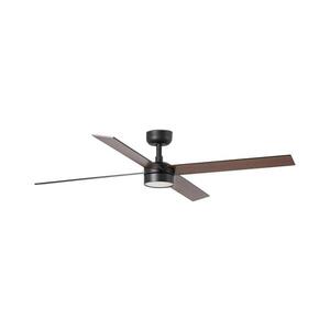 Imagine FARO RUDDER L 34356WT1S - lator LED dimerabil 18W/230V, CCT, Ø132 cm, maro/negru, WT + telecomandă