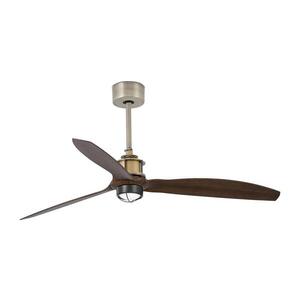 Imagine FARO 33398WT1N-LED lator cu LED dimabil JUST FAN M, 16W/230V, diametru 128 cm, maro/alamă WT + DO