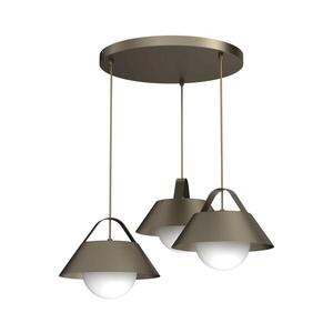 Imagine Pendul pe cablu FUNDA 3xE27/15W/230V bronz
