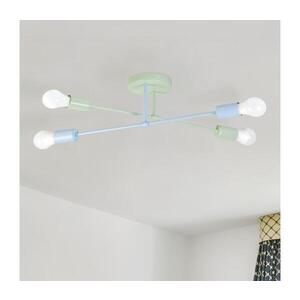 Imagine Lustră aplicată CAMBRIDGE, 4 x soclu E27, 15 W, 230 V, verde/albastru