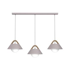 Imagine Lustră suspendată pe cablu FUNDA, 3 x E27, 15W, 230V, crem