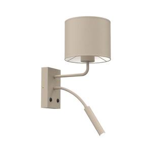Imagine Aplica de perete ARDEN 1xE27/15W/230V + 1xG9/8W bej