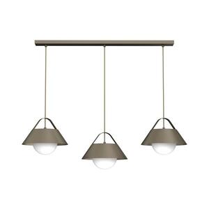 Imagine Lustră cu cablu FUNDA, 3 x E27, 15 W, 230 V, bronz