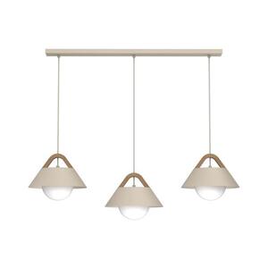 Imagine Candelabru pe cablu FUNDA 3xE27/15W/230V bej
