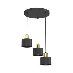 Imagine Lampă suspendată cu cablu PARKLA 3xE27/15W/230V, negru