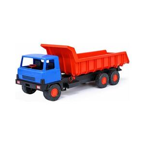 Imagine Camion basculant 75 cm, albastru/roșu