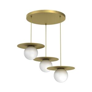 Imagine Lustră cu cablu FLAT, 3xE27, 15W, 230V, auriu