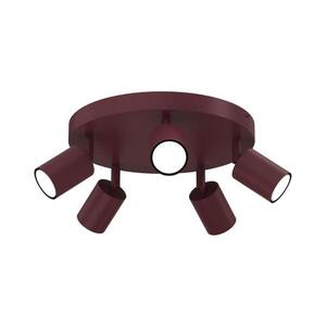 Imagine Plafonieră cu 5 spoturi FUN 5xGU10/8W/230V burgundy