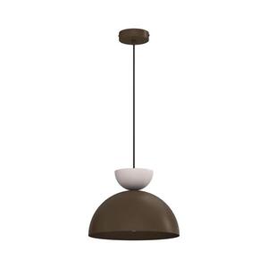 Imagine Lampă suspendată pe cablu NEVIS 1xE27/15W/230V, Ø 29 cm, maro