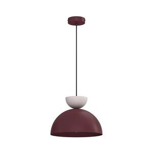 Imagine Pendul cu cablu NEVIS, 1xE27/15W/230V, Ø 29 cm, vișiniu