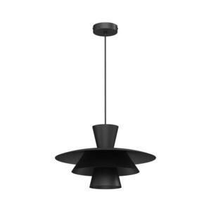 Imagine Lustră pe cablu PLATO 1xE27/15W/230V, neagră