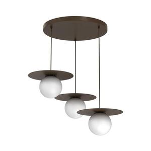Imagine Lustră FLAT pe cablu 3xE27/15W/230V, maro