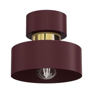 Imagine Plafonieră MARTI 1xE27/15W/230V Ø 20, 5 cm burgundiu/auriu