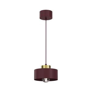 Imagine Lustră suspendată pe cablu MARTI 1xE27/15W/230V vișiniu/auriu