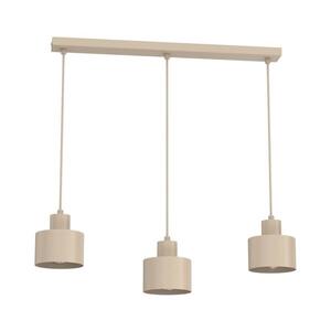 Imagine Lustră suspendată cu cablu PARKLA 3xE27/15W/230V bej