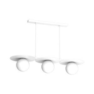 Imagine Lustră suspendată pe cablu FLAT 3xE27/15W/230V albă