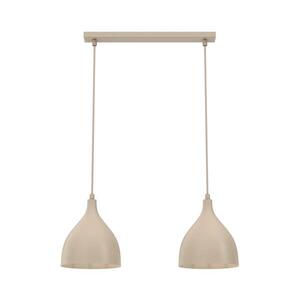 Imagine Lustră pe cablu NOAK CLASSIC 2xE27/15W/230V bej
