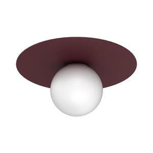 Imagine Plafonieră FLAT 1xE27/15W/230V, diam. 35 cm, burgund