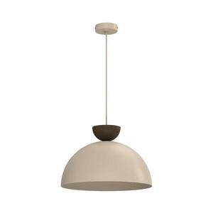 Imagine Lustră suspendată NEVIS 1xE27/15W/230V Ø 38 cm bej