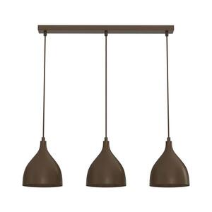 Imagine Pendul NOAK CLASSIC pe cablu, 3x E27, 15W, 230V, maro