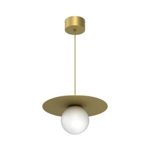 Imagine Lustră pe cablu FLAT 1xE27/15W/230V aurie