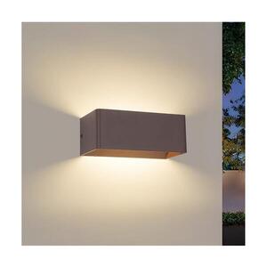 Imagine BRILAGI - Aplică de perete LED DONNANI, 7W, 230V, 20 cm, maro, IP44