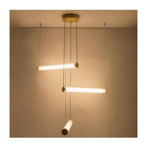 Imagine Zuma Line 1234 - Lustru LED dimabil pe cablu COMO LED/64W/230V 2700-6500K auriu + telecomandă