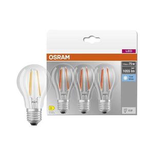 Imagine Set de 3 becuri LED BASE CLASSIC FILAMENT A60, soclu E27, 7, 5 W, 230 V, 4000 K - Osram