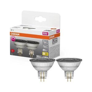 Imagine Set 2 becuri spot LED dimabile MR16 GU5, 3/5W/12V 2700K 36° CRI 90 - Osram