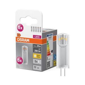Imagine Set 5 becuri LED PIN G4/1, 8W/12V 2700K - Osram
