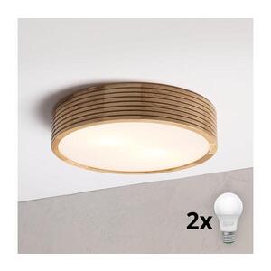 Imagine BRILAGI - Plafonieră LED CARVALHO MODERN 2xE27/60W/230V Ø 37, 5 cm stejar