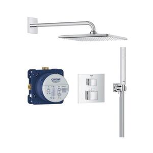 Imagine GROHE 34879000 - Sistem de duș încorporat PRECISION CUBE 310 × 310 mm, crom