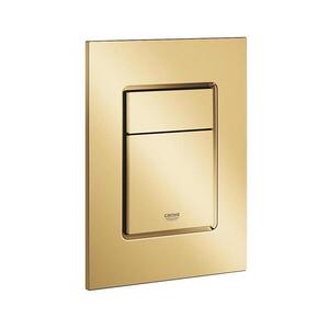 Imagine GROHE 37535GL0 - Plăcuță de comandă SKATE COSMOPOLITAN S 130 × 172 mm, finisaj auriu