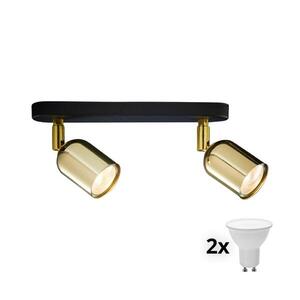 Imagine Spot LED TOP 2xGU10/10W/230V negru/auriu