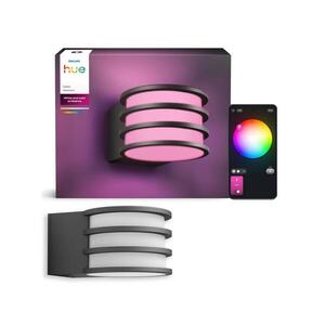 Imagine Philips - Lampă LED de perete pentru exterior Hue LUCCA, RGB, reglabilă, 1xE27/8, 1W/230V, IP44