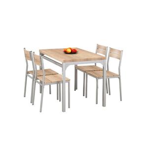 Imagine Set de dining MALCOLM 110x70 cm metal/stejar sonoma