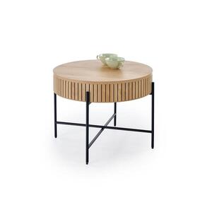 Imagine Masă de cafea DANTE, diametru 67 cm, maro/negru