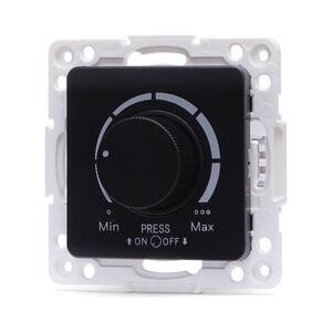 Imagine - Dimmer fără ramă 250V/10A negru