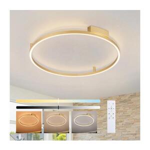 Imagine BRILAGI - Corp de iluminat LED reglabil PORTOFINO, LED/60W/230V, Ø 80 cm, auriu + telecomandă