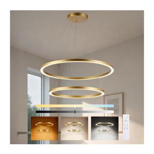 Imagine BRILAGI - LED dimabil lustra pe cablu PORTOFINO LED/98W/230V Ø 80 cm auriu + telecomandă