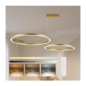 Imagine BRILAGI - lustru LED dimmabil suspendat pe cablu PORTOFINO LED/98W/230V auriu + telecomandă