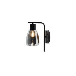 Imagine Lampă de perete MOLDO 1xE27/40W/230V negru/negru fumuriu