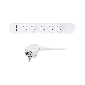 Imagine PP152PD20 - Prelungitor cu întrerupător, 5 prize, încărcare USB-A și USB-C, 3 m