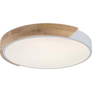 Imagine Rabalux 71417 - Plafonieră LED MAPLE2 LED/24W/230V 3000K alb/stejar, Ø 41 cm