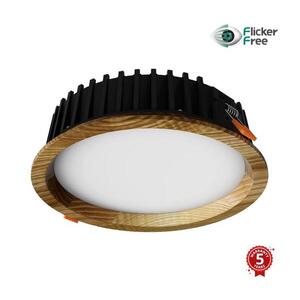 Imagine Corp de iluminat LED încastrat RONDO LED/12W/230V 4000K d. 20 cm lemn masiv frasin APLED